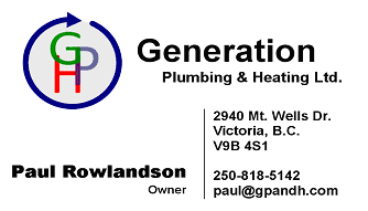 Generation Plumbing & Heating Ltd. - Victoria BC